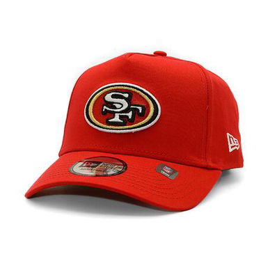 Kasket New Era 9FORTY A-Frame San Francisco 49ers Adjustable Hat Rød | 60565495, 0