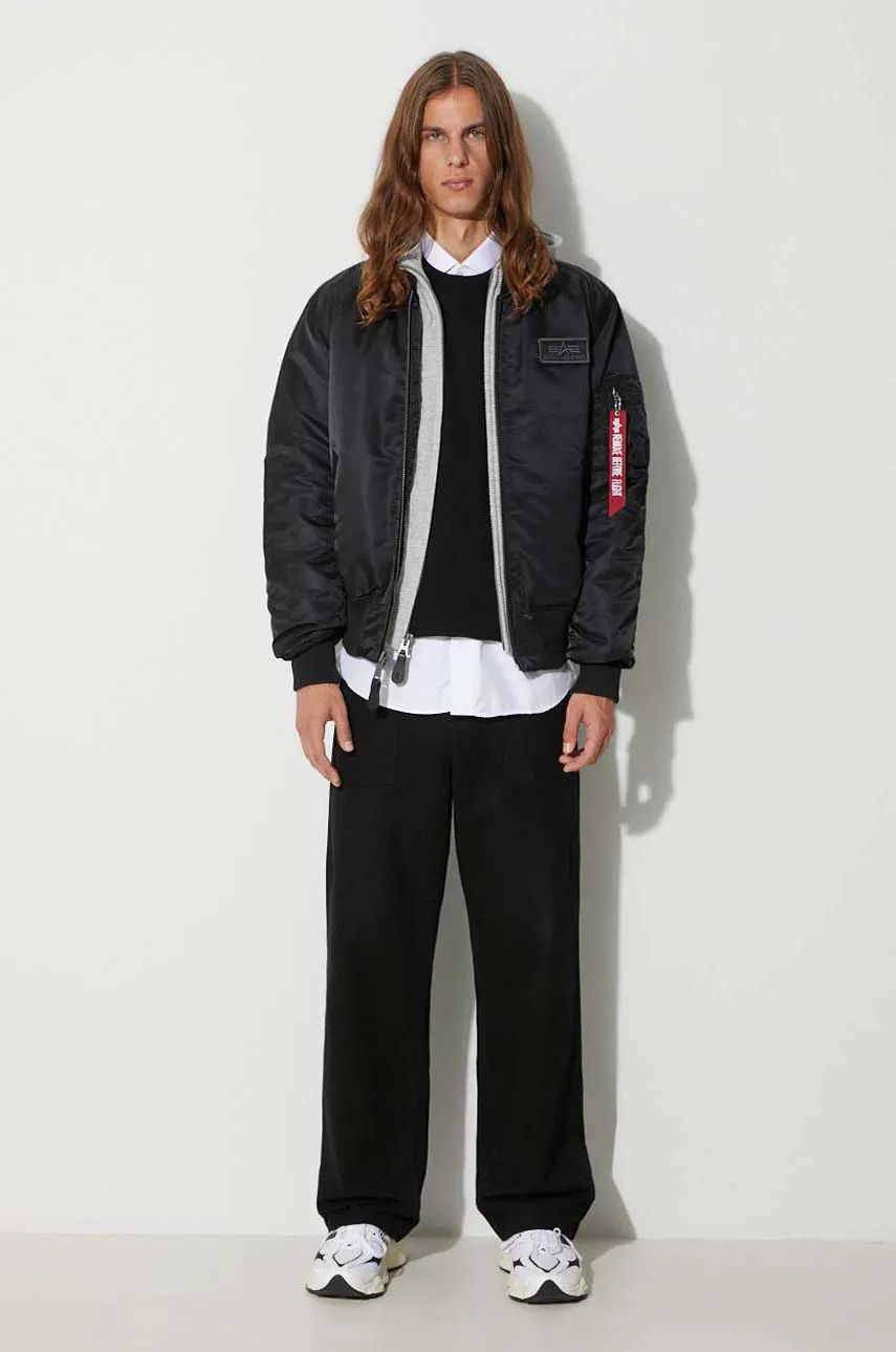 Bomberjakke Alpha Industries MA-1 D-Tec Bomber Jacket Sort | 183110.03, 1
