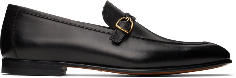 Tøj Tom Ford Tom Ford Burnished Leather Martin Loafers Sort | J1401-LCL345X