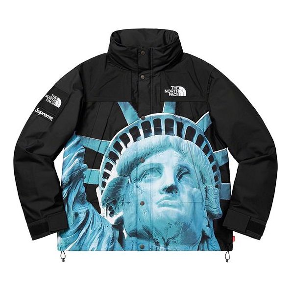 Parka Supreme The North Face x Supreme Statue of Liberty Mountain Jacket Sort | SUP-FW19-905