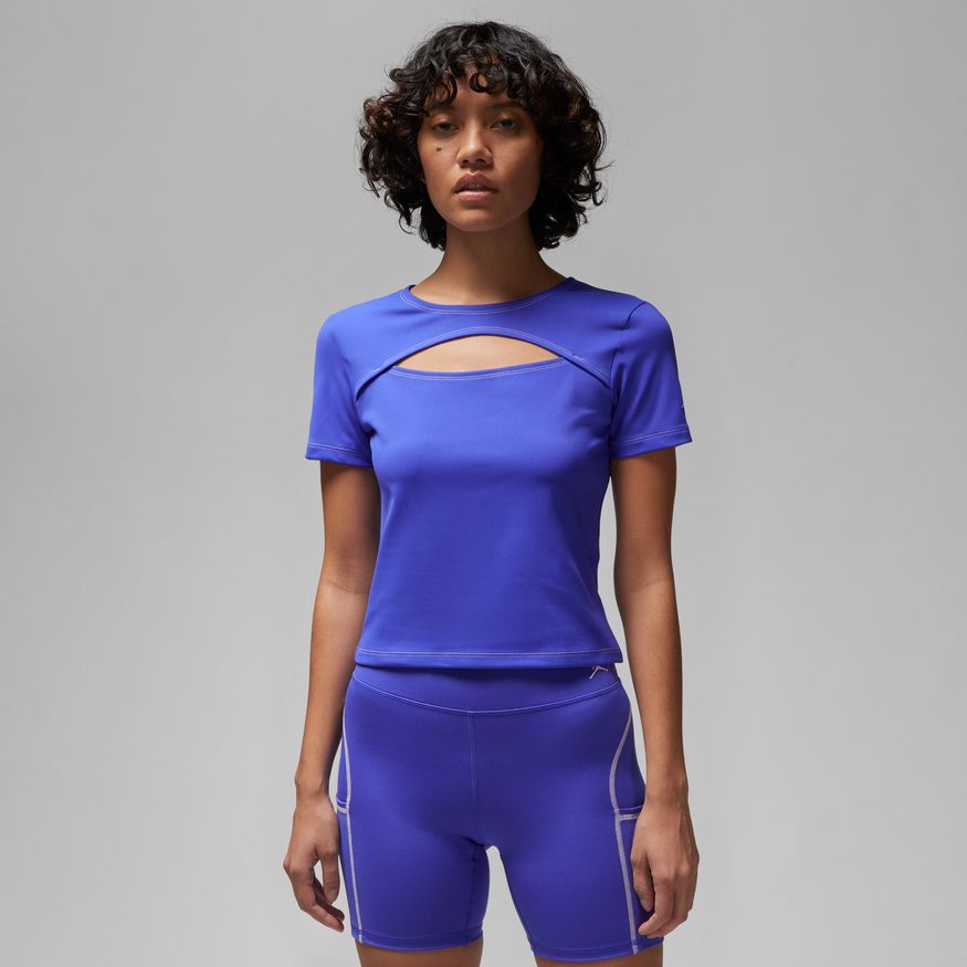 T-shirt Jordan Sport Keyhole T-Shirt Lilla | DX0464-430, 1