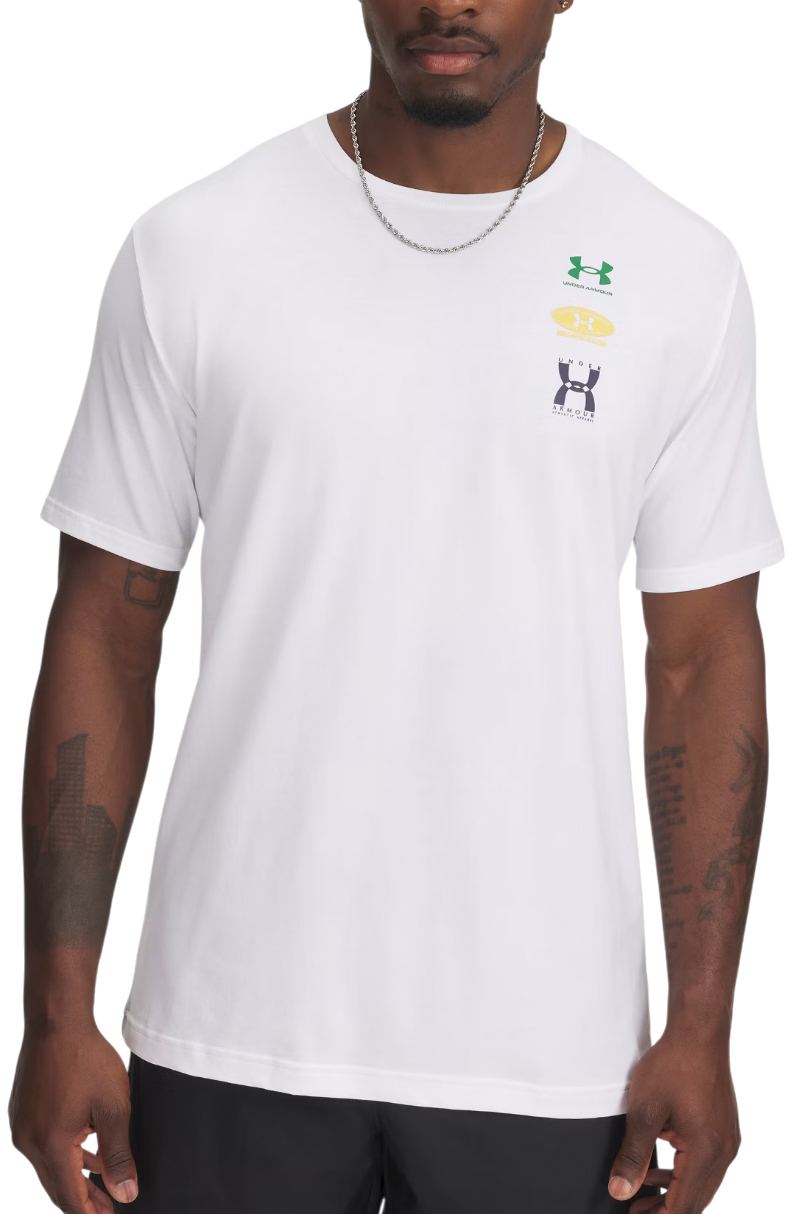 T-shirt Under Armour 60/40S EVOL Logo Short Sleeve T-Shirt Hvid | 1390165-100