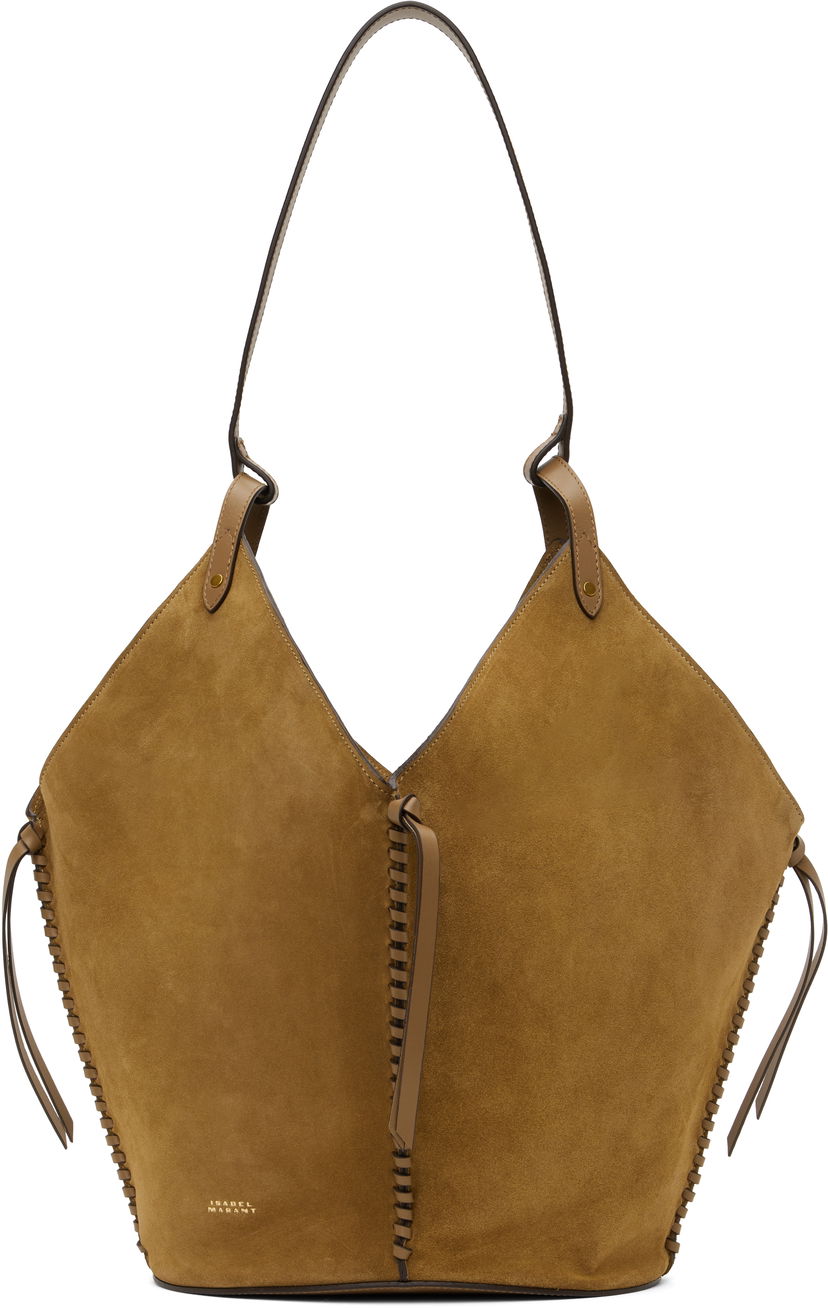 Mulepose ISABEL MARANT Isabel Marant Tampa Suede Shoulder Bag Brun | PM0066FA-C2C13M