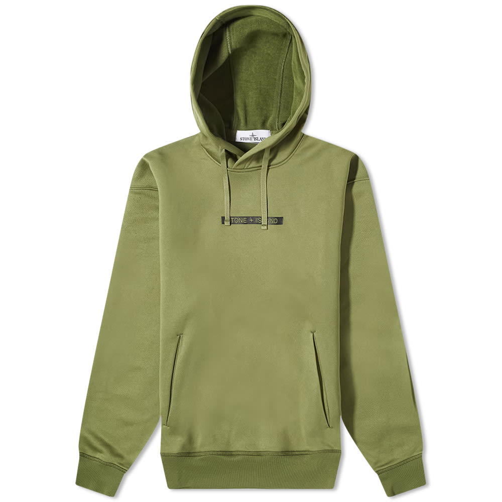 Sweatshirt Stone Island Microbranding Popover Hoodie Grøn | 771560335-V0058, 0