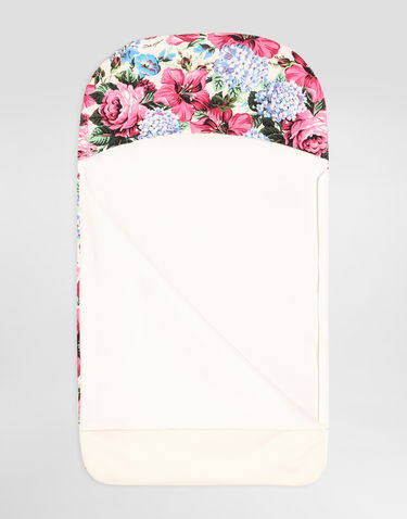 Pyjamas Dolce & Gabbana Dolce & Gabbana Floral Print Interlock Baby Sleeping Bag Hvid | LNJAH0II7HTHA5MH, 1