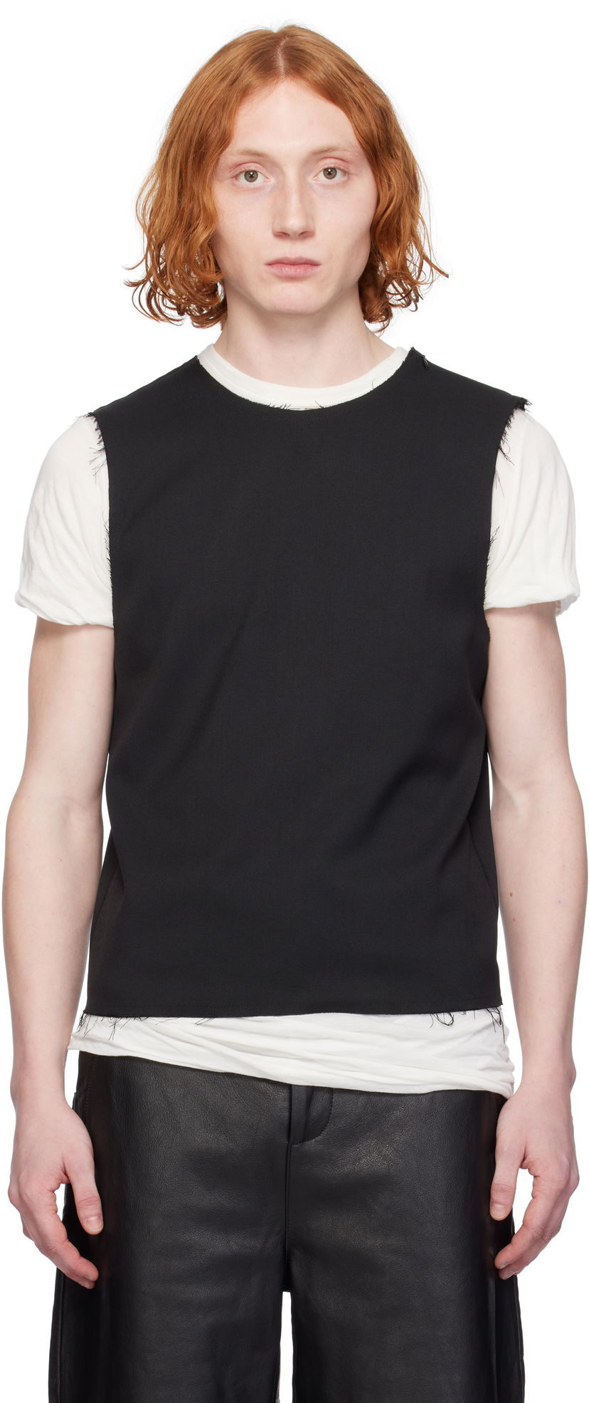 Vest Entire Studios Tell Tank Top Sort | ES2534BW
