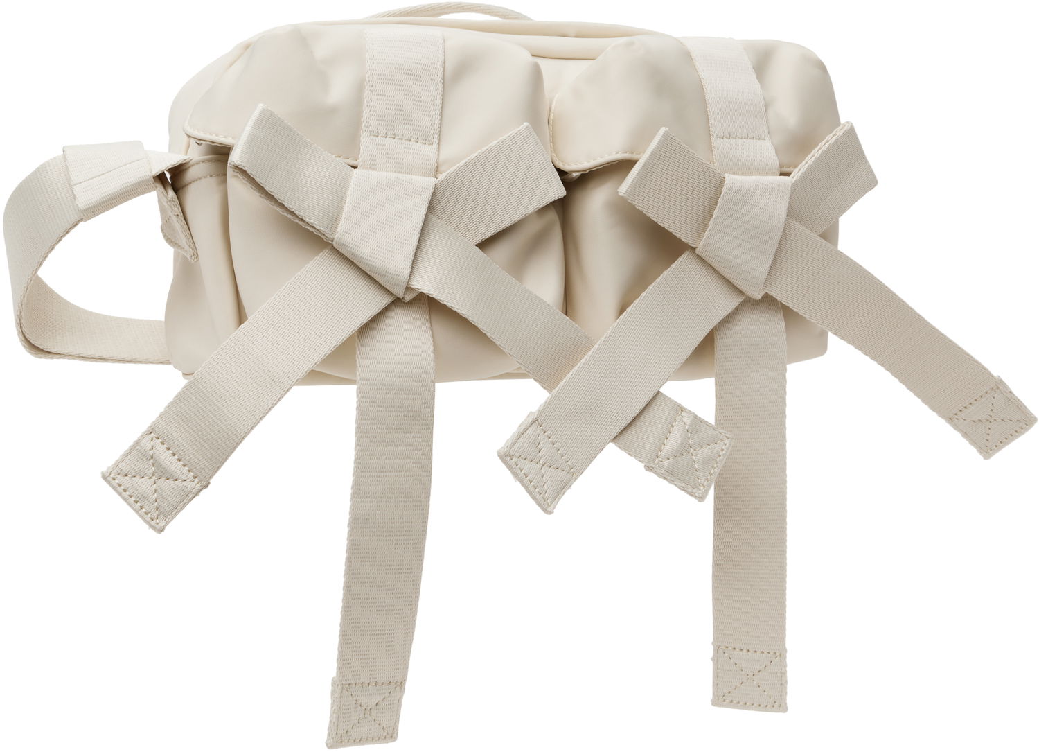 Skuldertaske Simone Rocha Simone Rocha Classic Bow Crossbody Bag Hvid | BAG149B-M 0761, 1