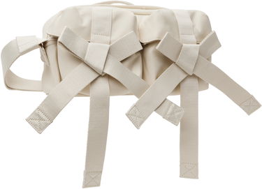Skuldertaske Simone Rocha Simone Rocha Classic Bow Crossbody Bag Hvid | BAG149B-M 0761, 1