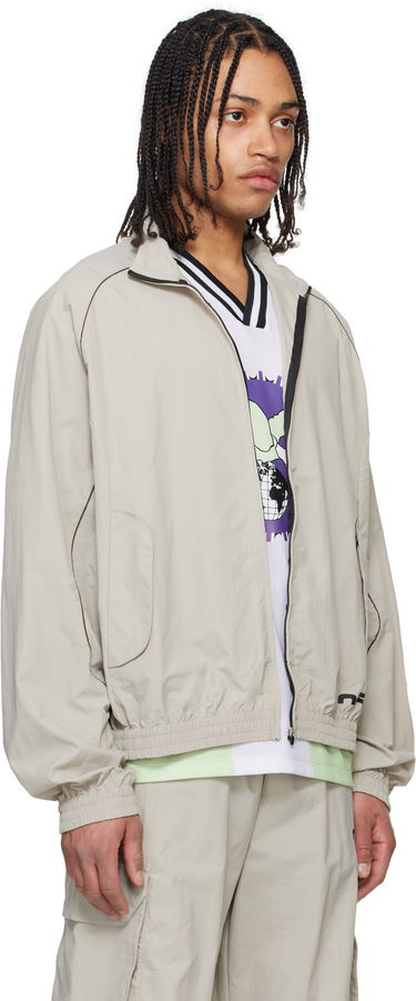 Vindjakke Off-White Off-White Split Track Jacket Beige | OMBD05AS25FAB0010500, 1