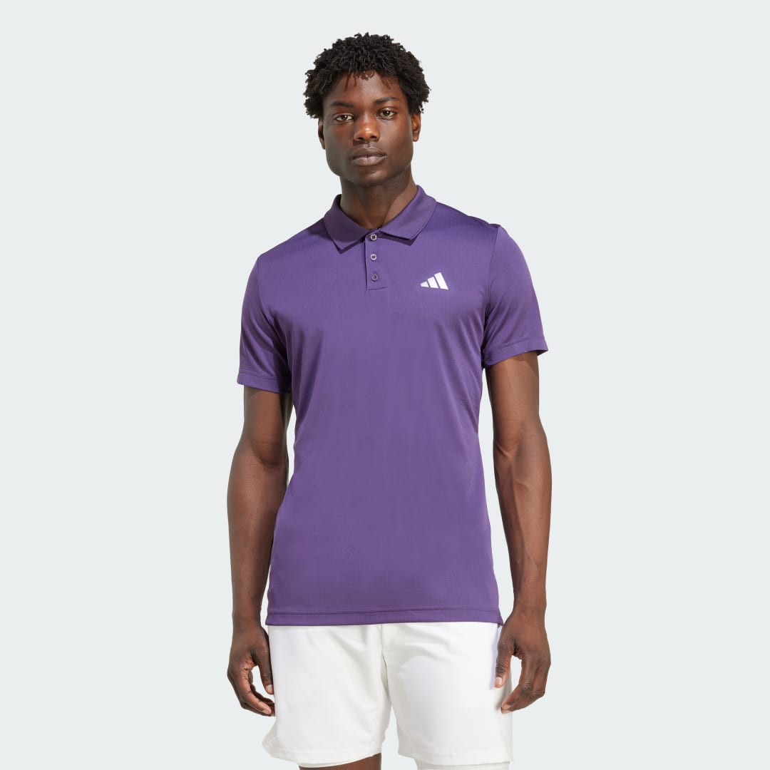 Polo skjorte adidas Performance Tennis Polo Shirt Climacool FreeLift Lilla | JW9849, 0