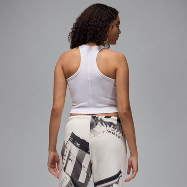 Tanktop Jordan Jordan Essentials Crop Tank Top Hvid | HF9474-100, 3