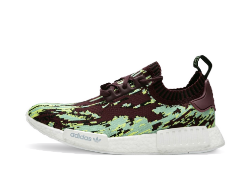 Sneakers og sko adidas Originals Sneakersnstuff x NMD_R1 Primeknit "Datamosh 2.0" Bourgogne | DB2843