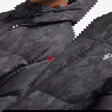 Puffer jakke BAPE Camo Down Jacket Sort | 001DNK802006L-BLK, 5