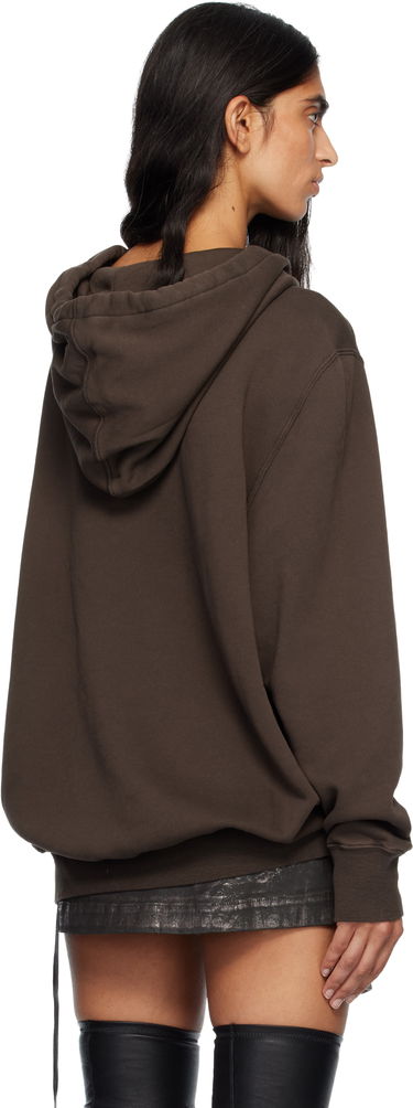Sweatshirt Rick Owens Concordians Oversized Hoodie Brun | DS02E7241 FSLP2P, 2