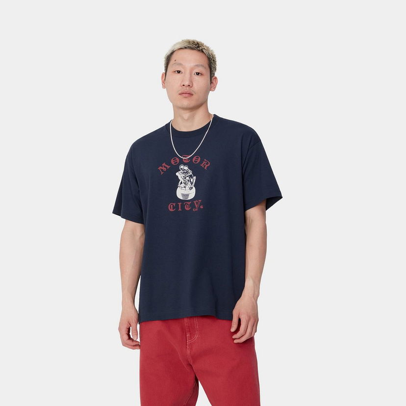 T-shirt Carhartt WIP Graphic Print Relaxed Fit T-Shirt Sort | I033640_9