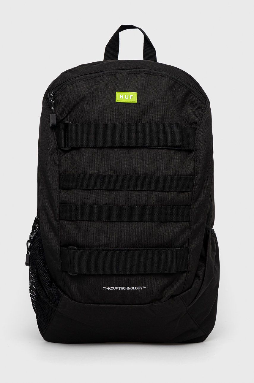 Rygsæk HUF Mission Backpack Sort | ac00698, 0
