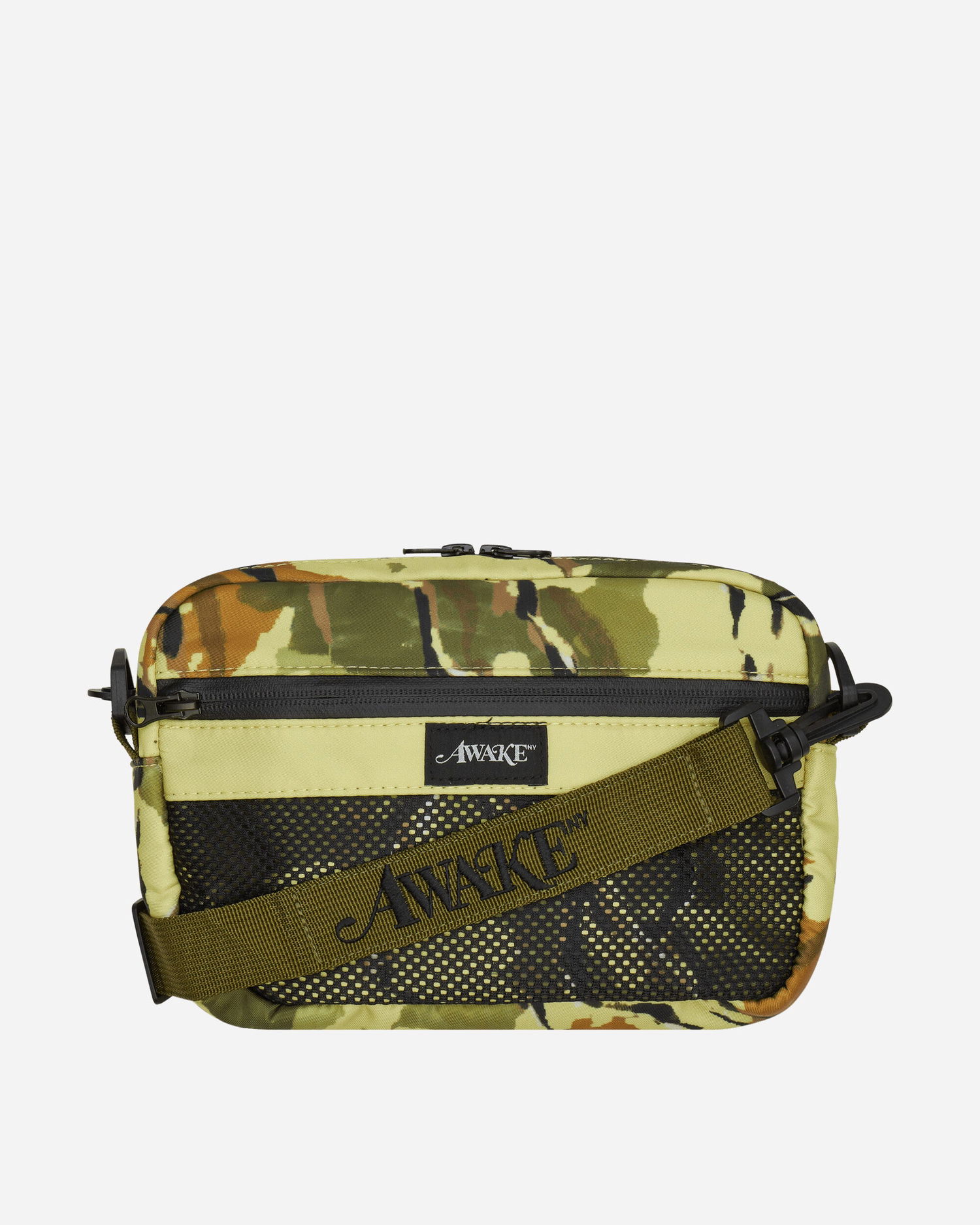 Skuldertaske Awake NY Canvas Logo Messenger Bag Grøn | AWK-SP23-AC002  GRE, 0