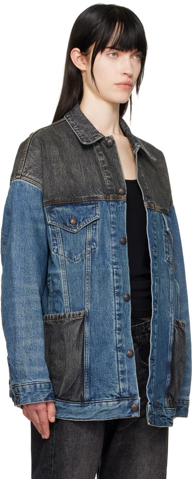 Jakke R13 R13 Lacey Denim Trucker Jacket Blå | R13WD210-D271A, 4