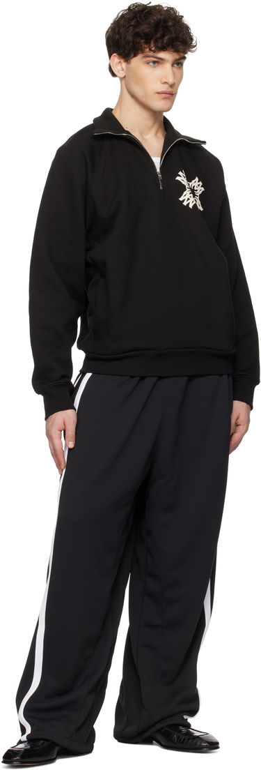 Sweatshirt AMIRI AMIRI MA Quad Half-Zip Sweatshirt Sort | AMJYCW1058, 3