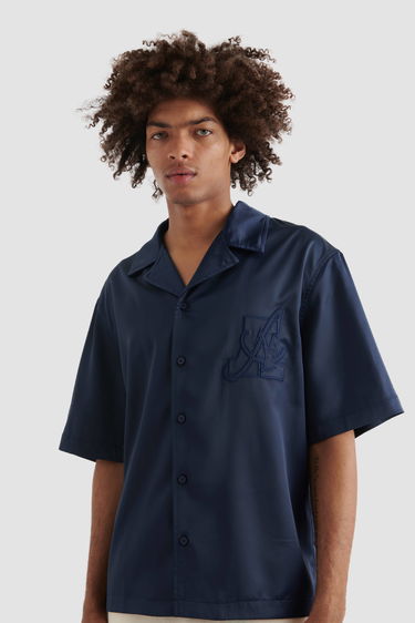 Skjorte AXEL ARIGATO Cruise Shirt Mørkeblå | A2188002, 5