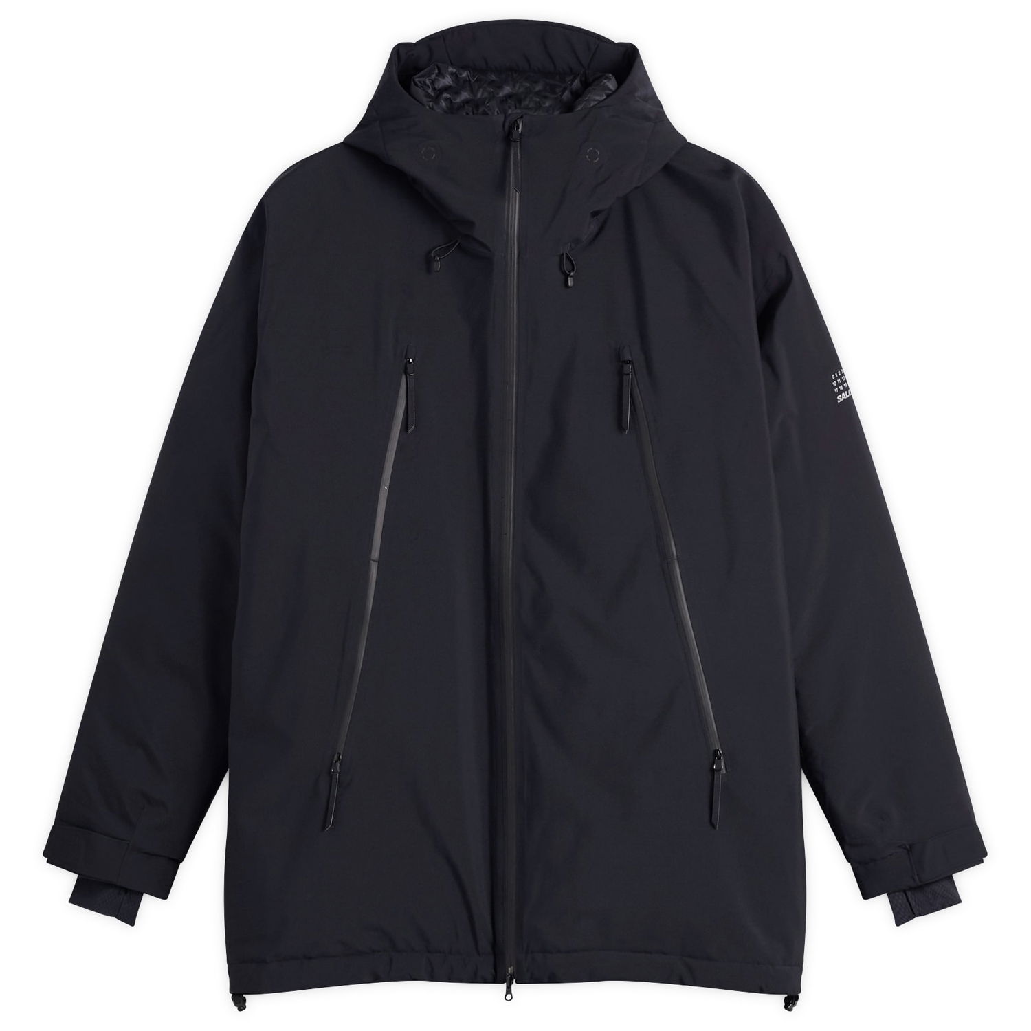 Frakker Maison Margiela MM6 Maison Margiela x Salomon Technical Hooded Coat Sort | S52AM0341-M35594-900, 0