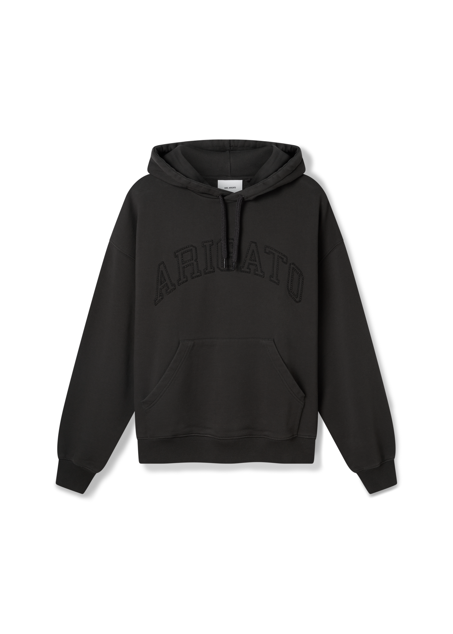 Sweatshirt AXEL ARIGATO Black Logo Hoodie Sort | A3022001, 1