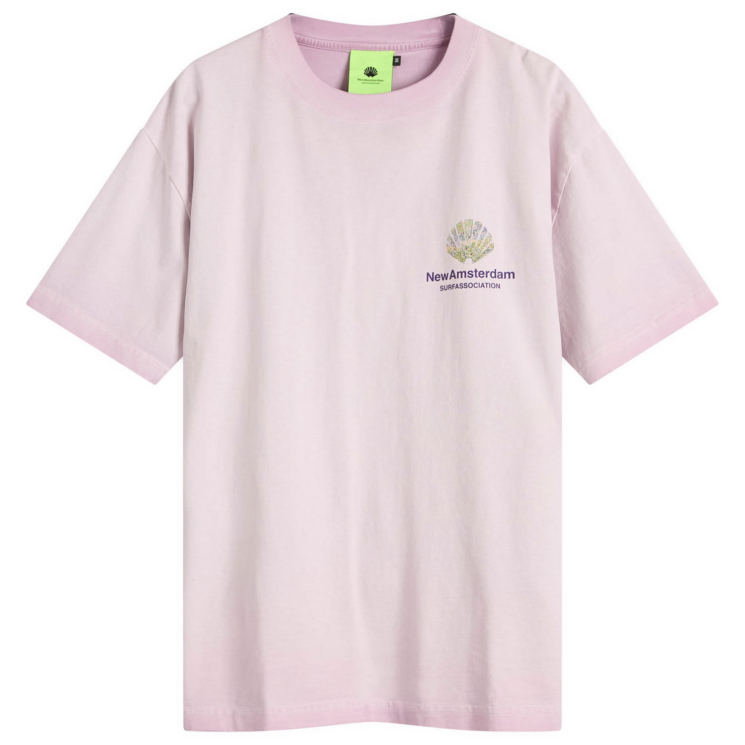 T-shirt New Amsterdam Surf Association Surf Association Tall Grass T-Shirt, Size Large Lilla | 2501092003, 0