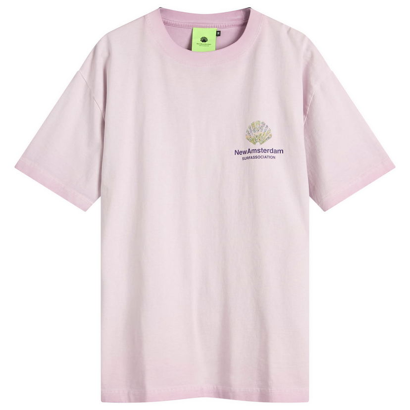 T-shirt New Amsterdam Surf Association Surf Association Tall Grass T-Shirt, Size Large Lilla | 2501092003
