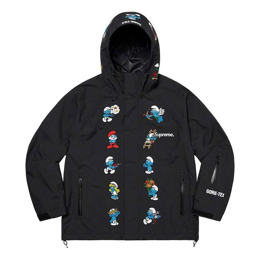 Parka Supreme Smurfs Shell Jacket Sort | SUP-FW20-015