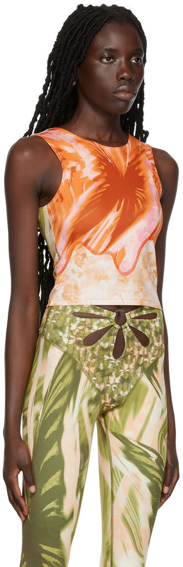 Tanktop Collina Strada Collina Strada Tie-Dye Print Tank Top Grøn | XX3196, 3