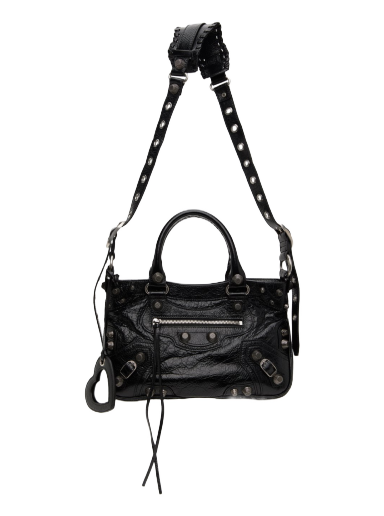 Skuldertaske Balenciaga Medium Neo Cagole Bag Sort | 751521 1VG9Y