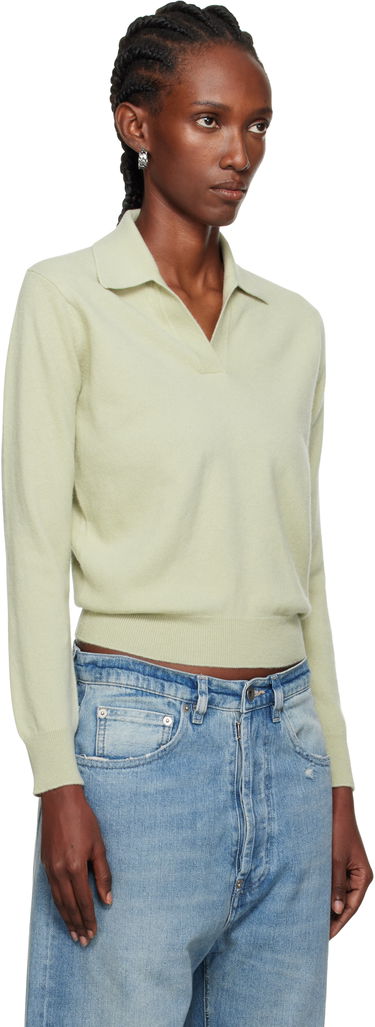 Polo skjorte Maison Margiela Maison Margiela Longsleeve Polo Grøn | S51GL0063 M13144, 1