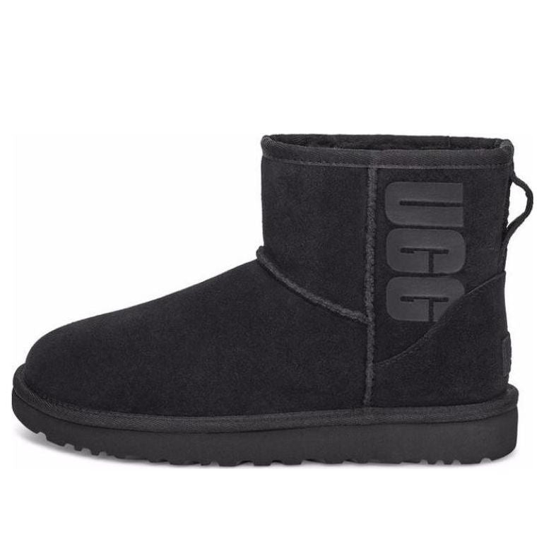 Sneakers og sko UGG Classic Mini Rubber Logo Boots Sort | 1108231-BLK, 0