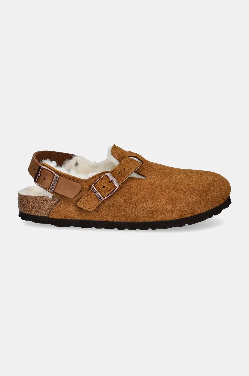 Sneakers og sko Birkenstock Tokio Suede Slippers Brun | 1028382, 1