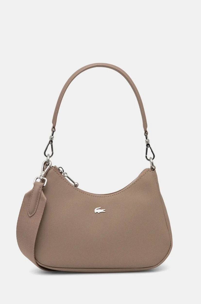 Skuldertaske Lacoste Beige Shoulder Bag Beige | NF4756DZ