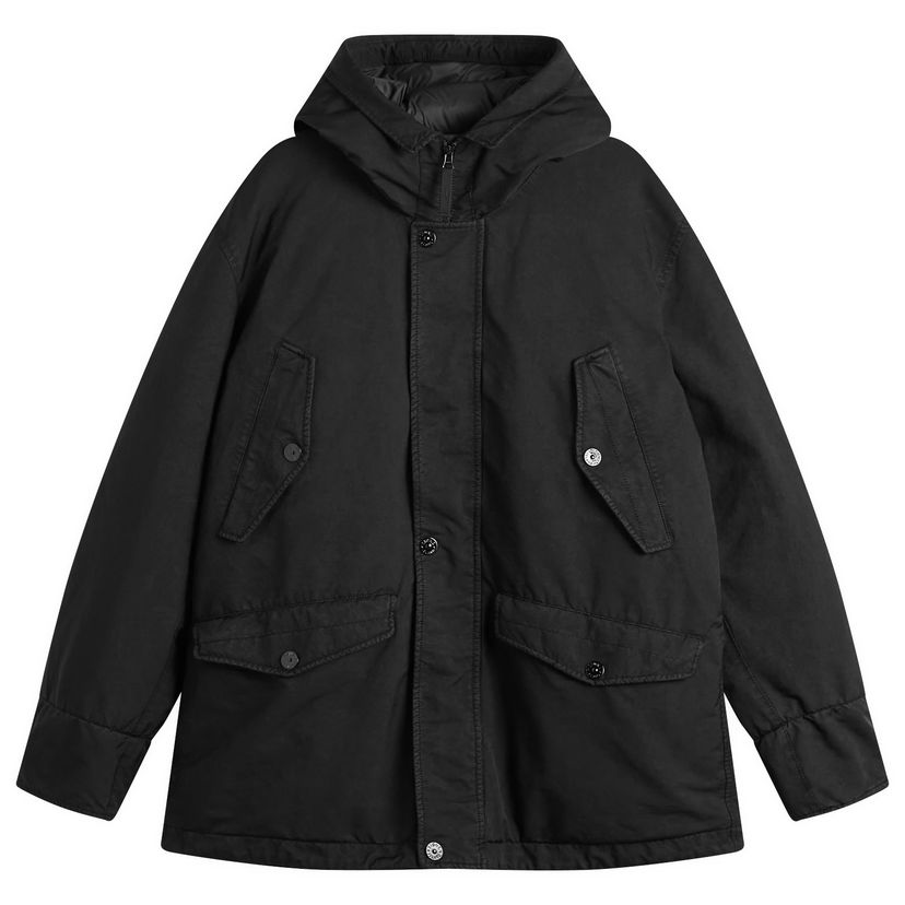 Parka Stone Island Ghost David-TC Parka Jacket Sort | K2S154100108-V0029