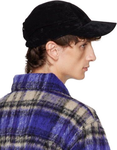 Kasket ADER ERROR Velour Baseball Cap Sort | BN01FWHW0207BK, 2