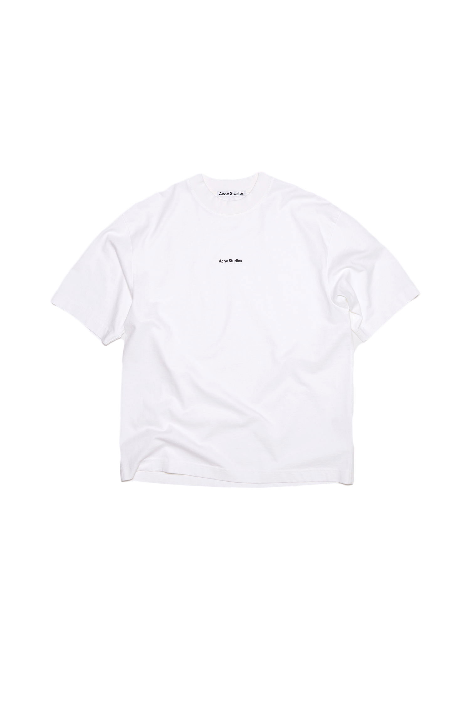 T-shirt Acne Studios Logo T-shirt Optic Hvid | FN-MN-TSHI000353, 0