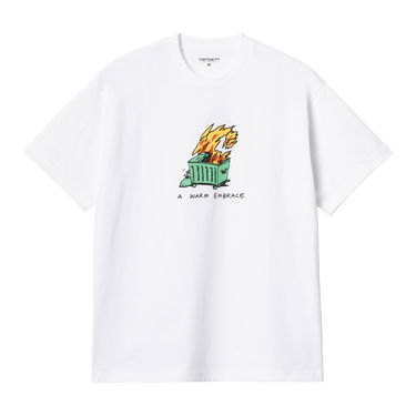 T-shirt Carhartt WIP Warm Embrace T-Shirt Hvid | I032390_02_XX, 5