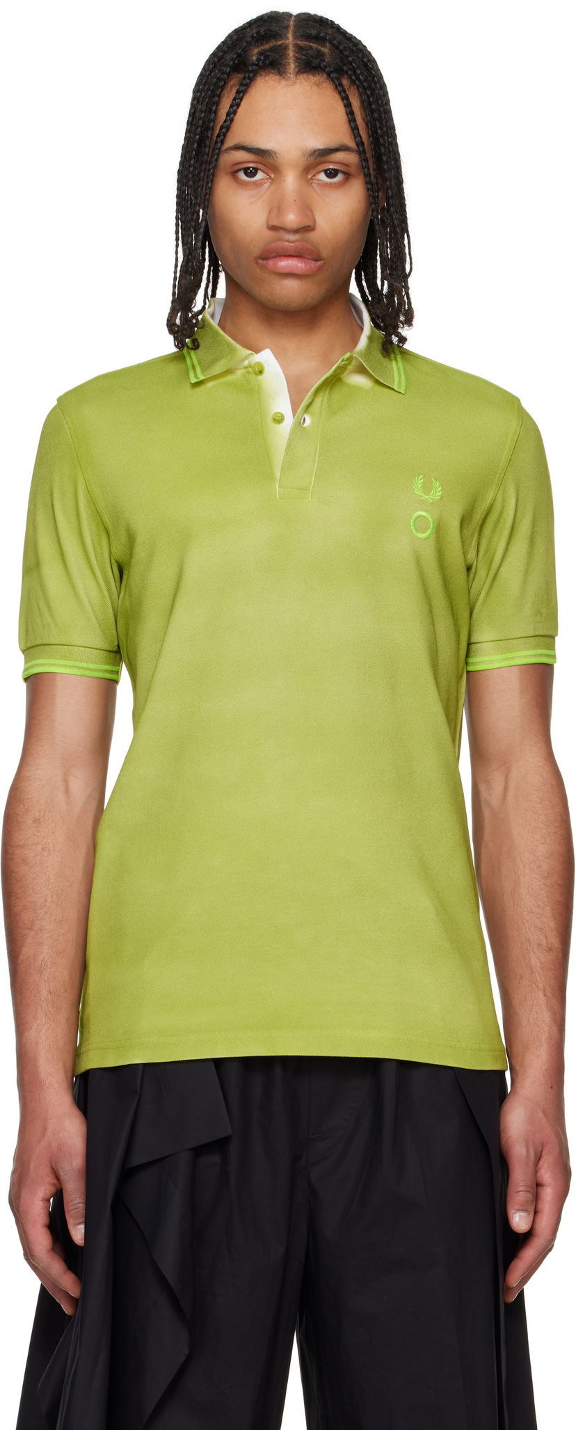 Polo skjorte Craig Green Craig Green Fred Perry Edition Tennis Polo Grøn | SM9150