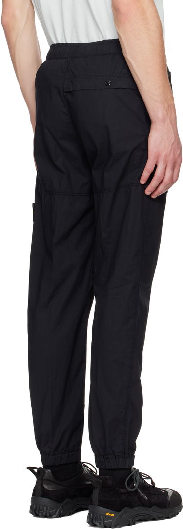 Cargo bukser Stone Island Stone Island Stretch Cotton Tela Paracadute Sweatpants Sort | K1S15 3100017 S0003, 2