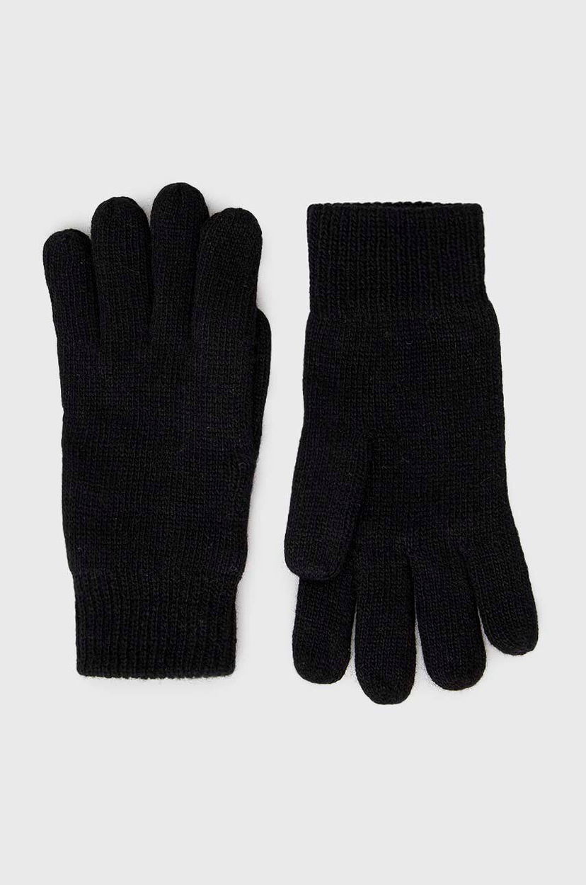 Handsker Barbour Carlton Knit Gloves Sort | MGL0065