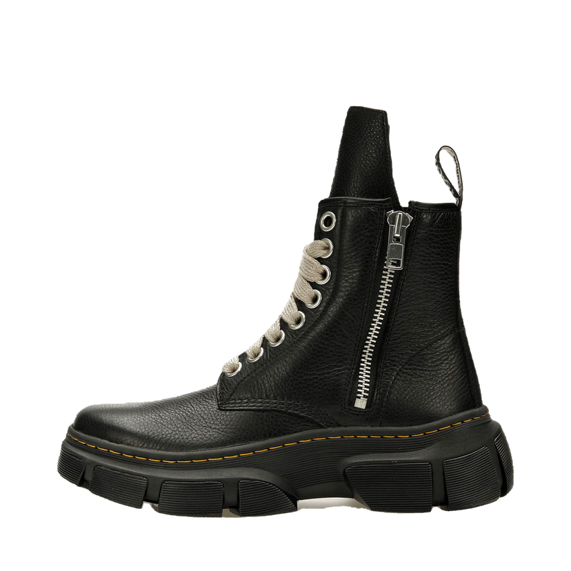 Sneakers og sko Dr. Martens 1460 DMXL Jumbo Lace Zip Boot Rick Owens Black Sort | 31755001 / DM01D7810-5001-09 / DW01D7810-5001-09