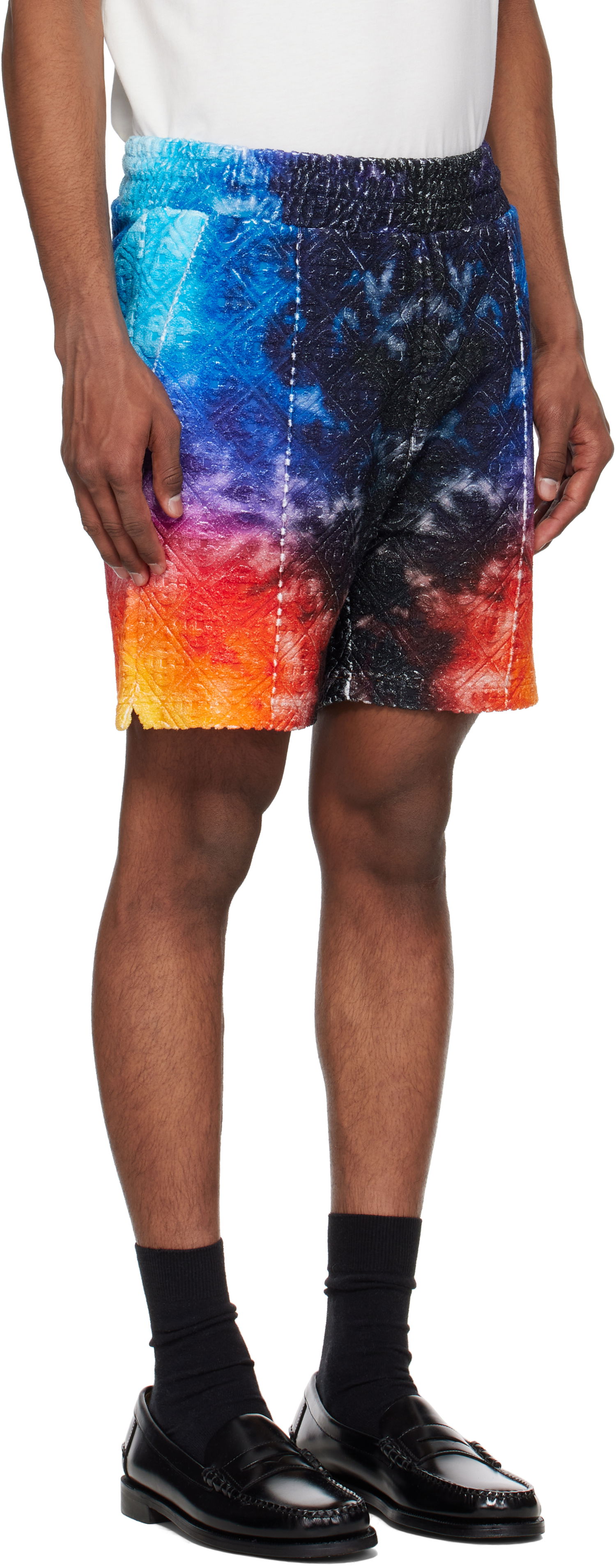 Shorts Casablanca Casablanca Gradient Towelling Shorts Flerfarvet | MS25-JTR-251-01, 1