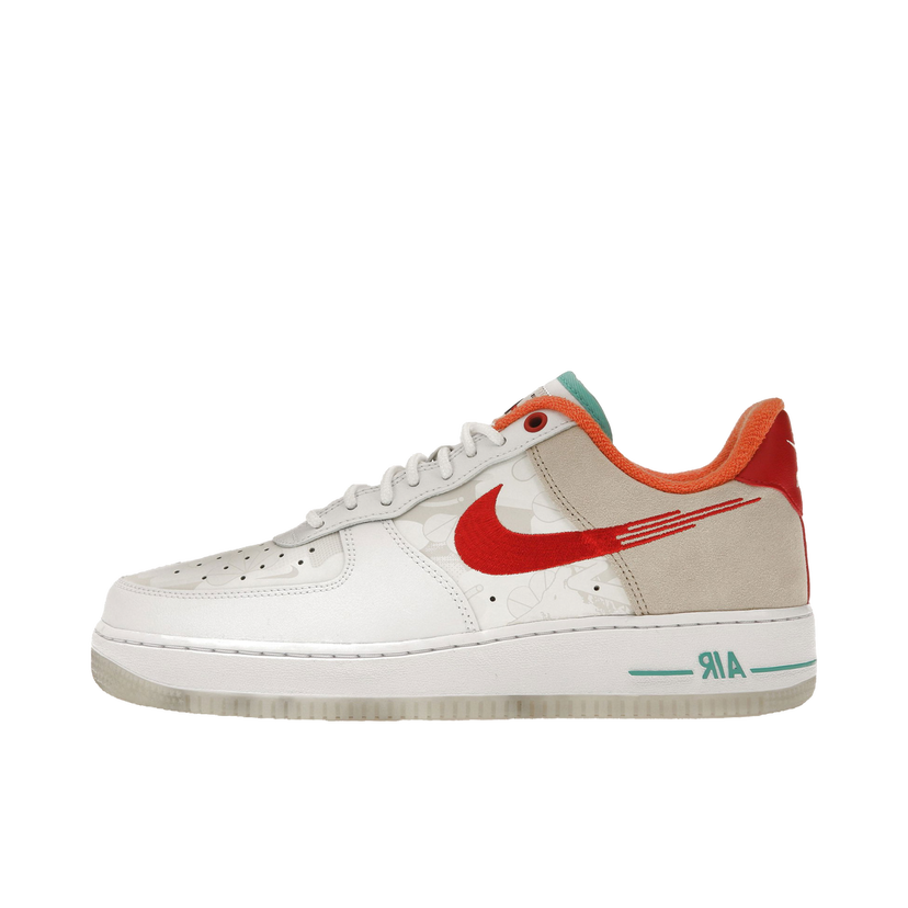 Sneakers og sko Nike Air Force 1 Low '07 PRM "Just Do It White Red Teal" Beige | FD4205-161