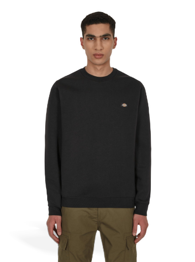 Sweatshirt Dickies Oakport Crewneck Sweatshirt Sort | DK0A4XCE BLK1