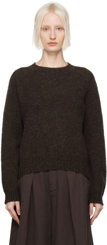 Sweater YMC Jets Relaxed Fit Knitted Sweater Brun | Q8XAA, 0