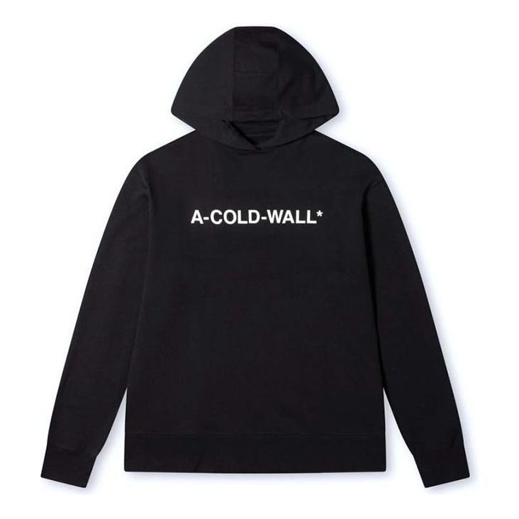 Sweatshirt A-COLD-WALL* Essential Logo Hoodie Sort | ACWMW083-BLACK