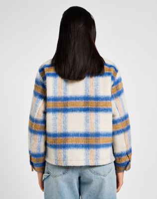 Jakke Lee Lee Cropped Wool Jacket Size XS Flerfarvet | 112355153, 0