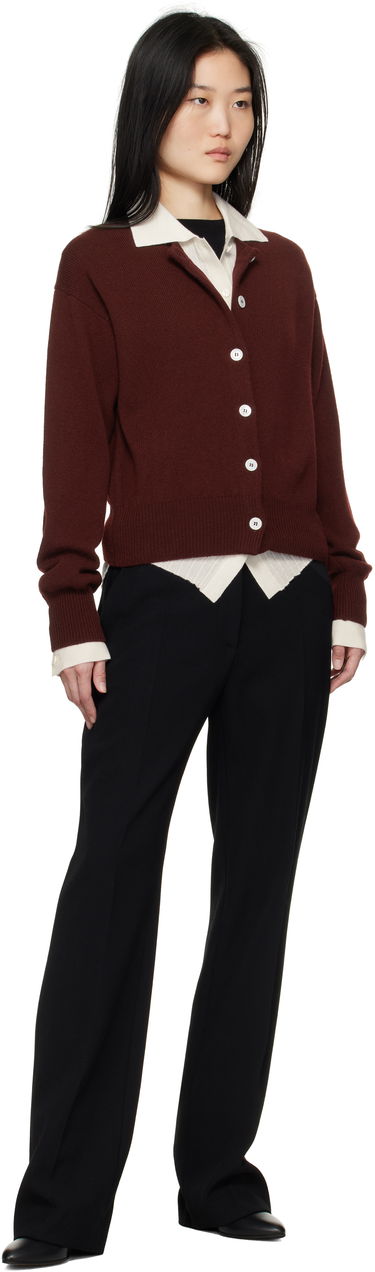 Sweater &Daughter &Daughter Ada Crewneck Cardigan Bourgogne | HKN03904, 3